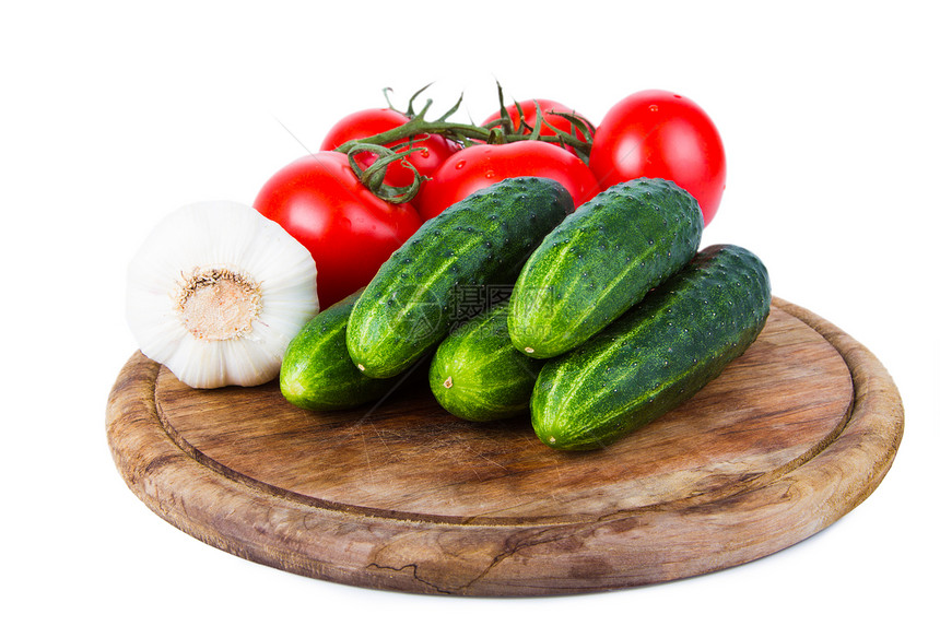 新鲜蔬菜  牲畜形象绿色白色紫色食物红色图片