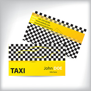 出租车名片出租车司机的出租车商务卡理想设计图片
