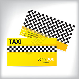 白色出租车商务卡出租车设计设计图片
