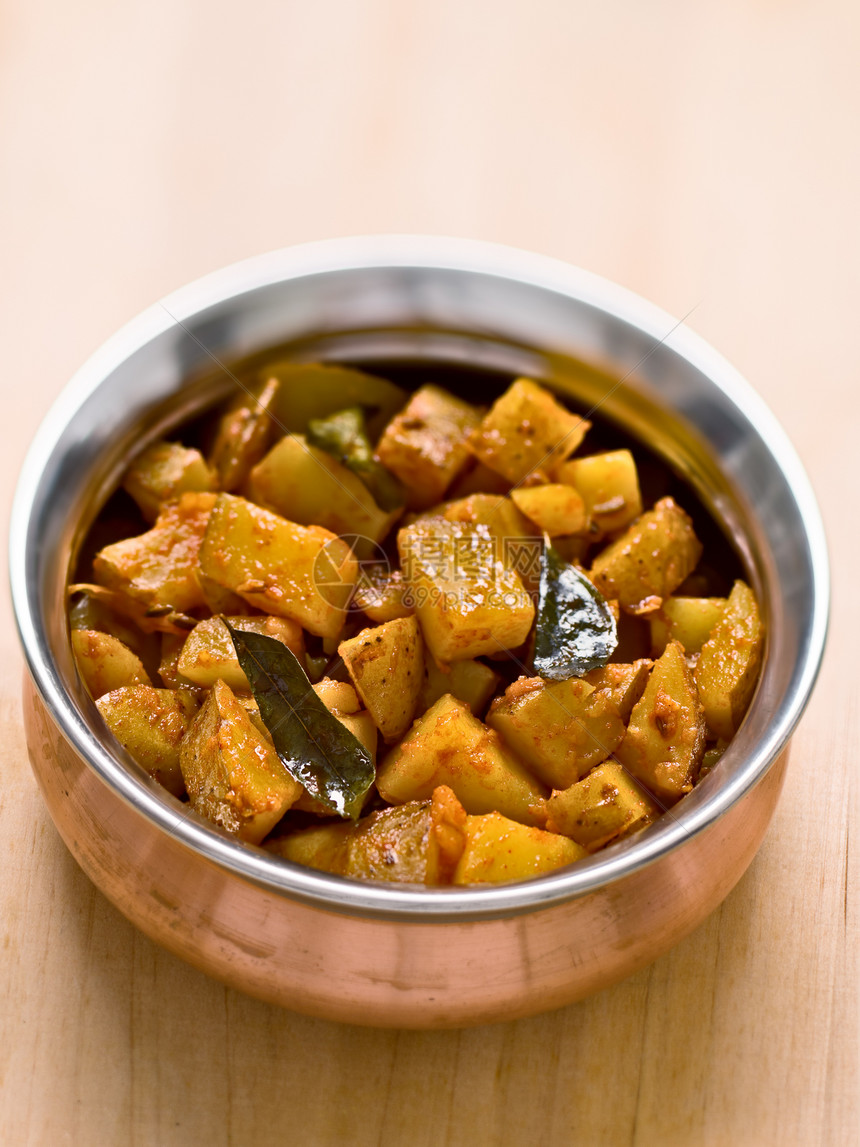 素食印度马铃薯马沙拉咖哩碳水蔬菜食物香料化合物糖类淀粉图片