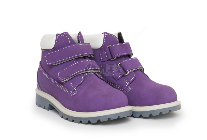 紫色儿童靴子季节婴儿管道园艺橡皮工作塑料安全男生衣服图片
