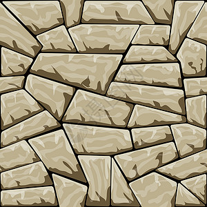 无缝结构图案纹理乡村鹅卵石背景插图壁纸水泥黏土石头材料背景图片