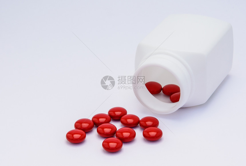 红药丸医疗红色药店治疗卫生药片白色处方药品疾病图片