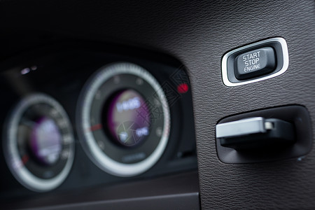 现代车内内部保险车辆汽车驾驶速度合金控制齿轮司机气候背景图片
