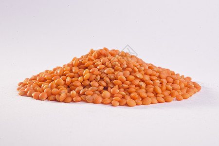 冷冻扁豆素食豆类黄色红色棕色水平食物背景图片