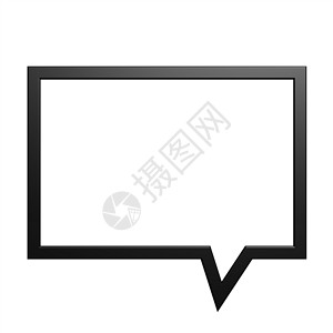 黑色长方形框方格对话框框背景
