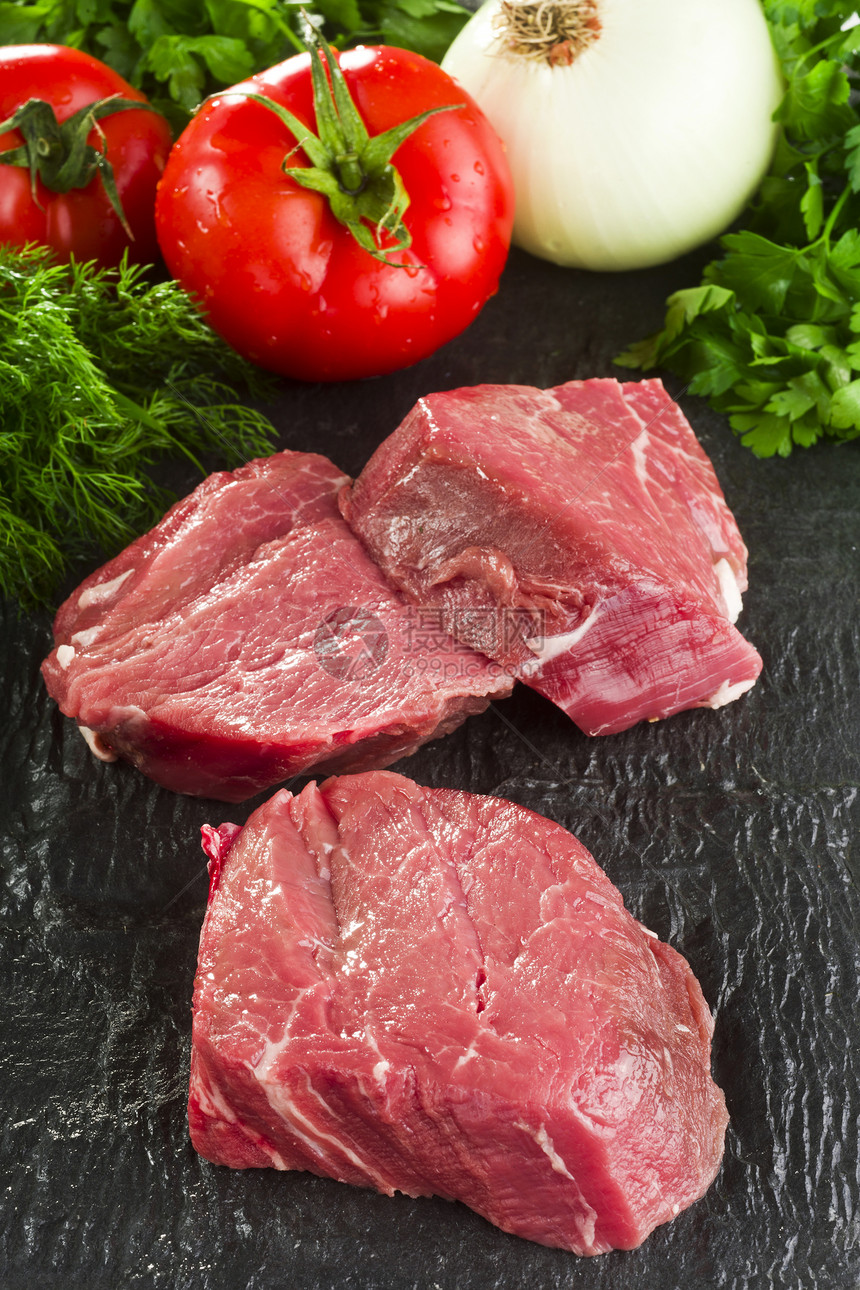 肉猪排肉块牛肉红色饮食羊腿香肠猪肉食物白色图片