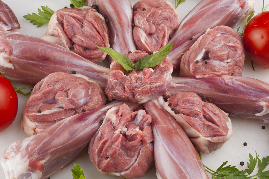 肉羊腿猪排白色红色食物羊排饮食香肠牛肉炖肉图片