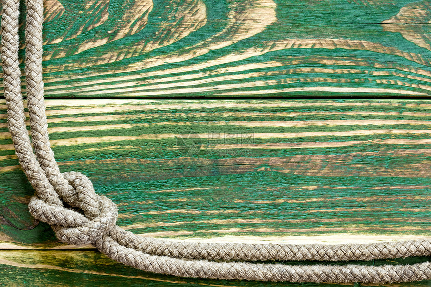 海洋绳绳系结墙纸明信片框架海滩甲板木头蜗牛卡片旅行木材图片
