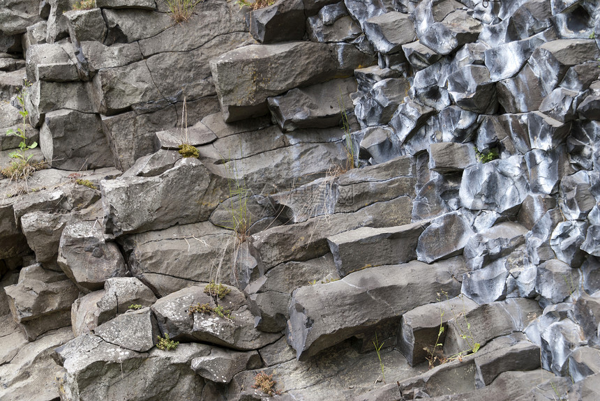 德国的火山公园斯坦火山岩火山山脉旅行岩石材料地质学石头图片