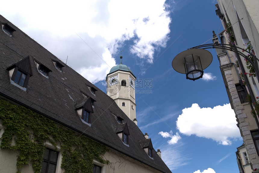 德国韦登老城教会街道房屋保护区城市房子旅行建筑历史图片