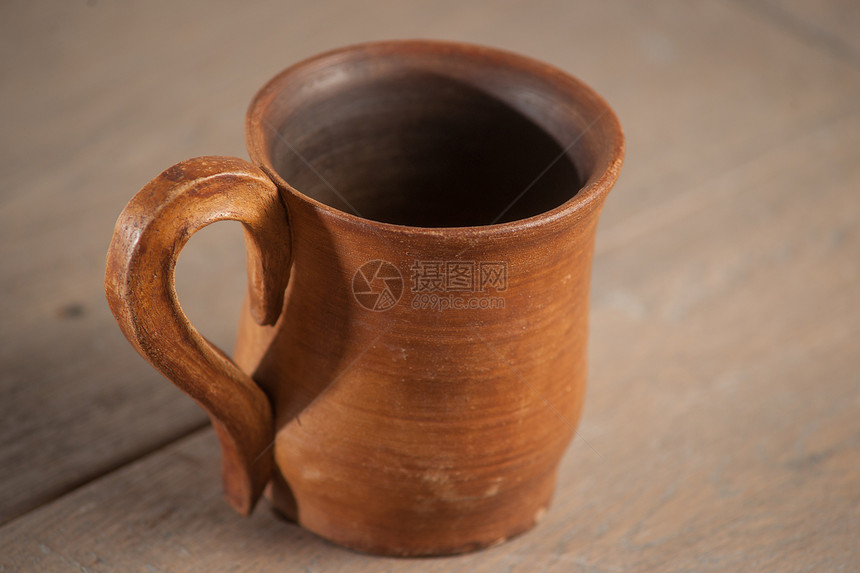 传统手工亩收藏陶器黏土啤酒装饰品饮料盘子杯子文化陶瓷图片