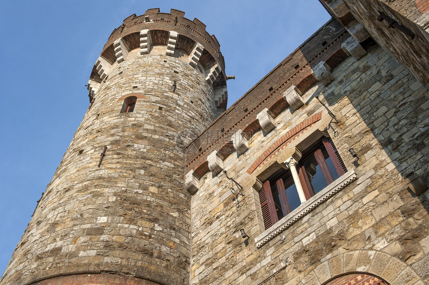 特雷塞西城堡入口旅游金属石头白色建筑学历史楼梯建筑旅行图片