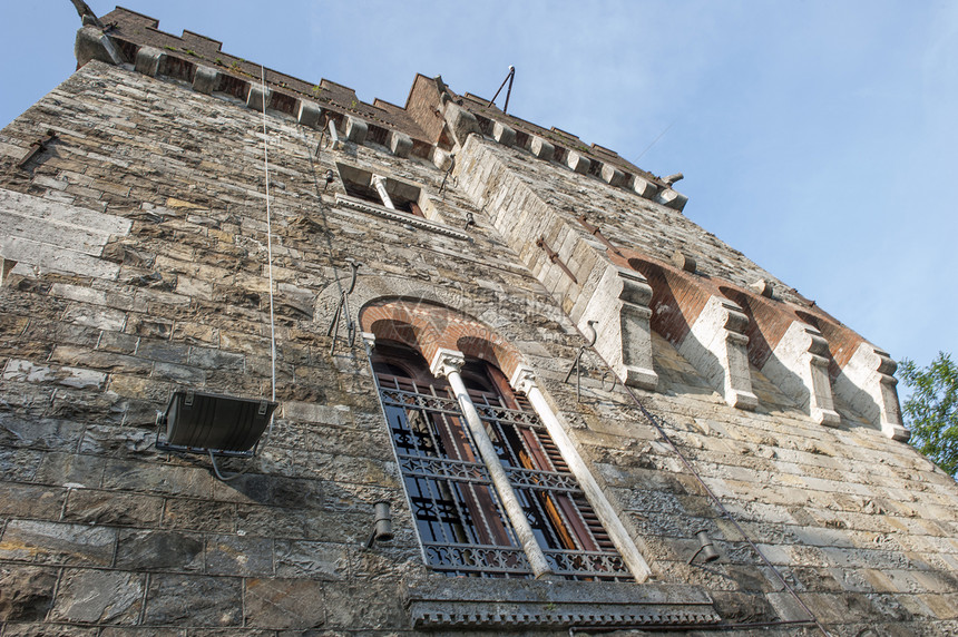 特雷塞西城堡历史白色房子螺旋石头建筑建筑学旅游入口旅行图片