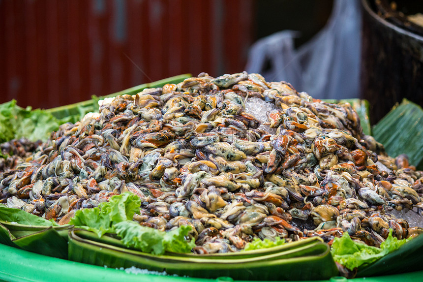 新鲜贝贝午餐食物饮食贝类餐厅市场美食贝壳海鲜图片