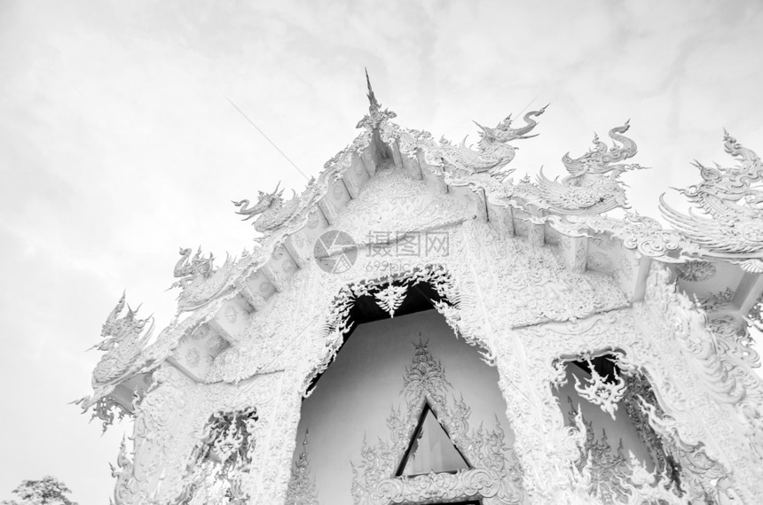 泰国寺庙叫假期装饰品旅游传统教会风格模具工艺宗教阳光图片