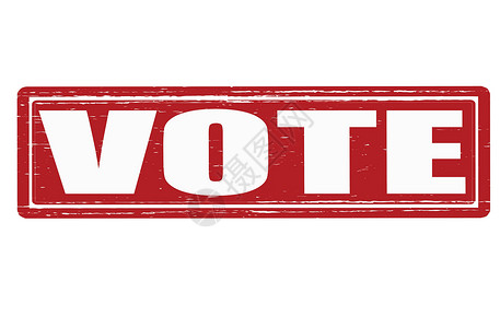 投票嗓音专营红色橡皮白色表决墨水矩形选举权邮票高清图片