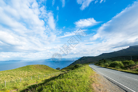 塌方斯托尔的老人小路高地小岛场景岩石孤独半岛石头爬坡农村背景