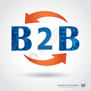 b2b 企业与企业之间的业务背景图片