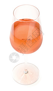 与粉红葡萄酒酒杯白色粉色器皿高脚杯液体反射玻璃饮料酒精背景图片