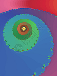 蓝色的装饰性折形螺旋创造力艺术曲线紫色插图电脑绘画背景图片