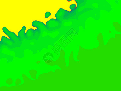 光彩照人的大理石物理质地曲线绿色艺术质感斑点黄色背景图片
