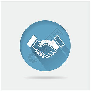 握握手插图成人领导影子成功交易就业工作问候语协议会议背景图片