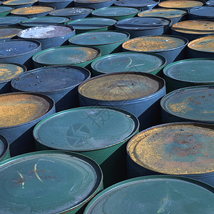 鲁斯提桶船只鲁棒性集装箱金属圆形绿色罐头色调圆圈洞察力背景