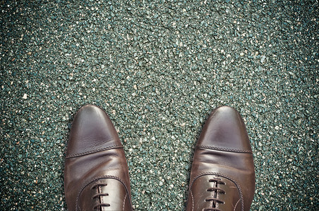 道路和鞋鞋概念背景图片