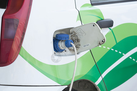 动力电源电动汽车充电电池插头环境力量电缆能源马达汽车工业生态活力技术背景