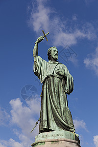 法国皮卡地皮卡迪阿米恩斯女神像高清图片