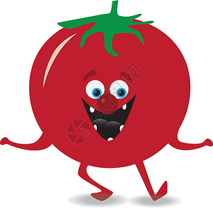 有机西红柿跳舞番茄设计图片