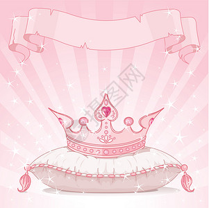 公主王冠背景背景图片