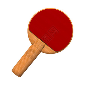 表 网球板木头乐趣工具健康运动白色网球行动桌子红色背景图片