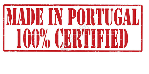 葡萄牙制造 百分之百的认证证书(葡萄牙制造)背景图片