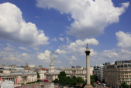 伦敦特拉法加广场英国建筑高清图片