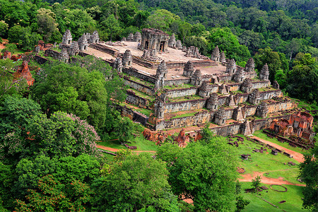苏利耶跋摩高棉语寺庙景观高清图片