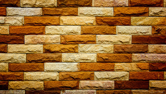 现代砖墙背景纹理城市线条黏土建筑师水泥材料橙子南瓜石墙石头背景图片