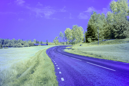 道路滤波器数字紫外带光谱红外热镜艺术紫外线紫外摄影背景