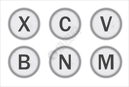 XCVBNM 打字机键机器艺术品字体办公室字母纽扣机械绘画艺术钥匙背景图片