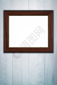 旧图片框木工木头桌子古董硬木木材木板艺术白色照片背景图片