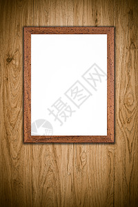 旧图片框房间控制板绘画木工墙纸框架艺术照片木头白色背景图片