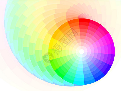 矢量多色背景圆圈圆形彩虹横幅光谱边界条纹艺术运动径向背景图片
