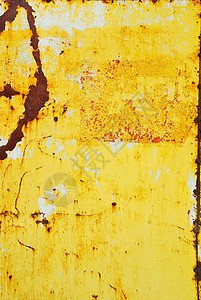黄漆金属和生锈纹理乡村盘子古董材料橙子墙纸背景图片