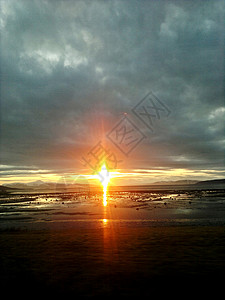 日落太阳背景图片