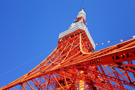 东京塔城市工程天空建筑学技术景观旅游红色建筑吸引力高清图片