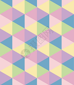 粉色三角形碎片无缝三角形模式 背景 质多边形灰色马赛克黄色六边形阴影艺术绿色插图正方形设计图片