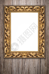 旧图片框木头木板绘画艺术古董桌子框架木材材料木工背景图片