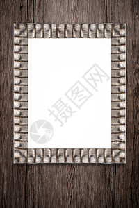 旧图片框木头木材材料古董白色木工硬木控制板染料木板背景图片