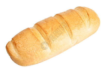 面包小菜一碟 白底的面包被隔绝背景图片